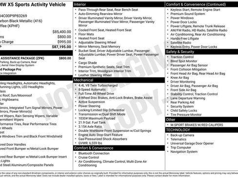 Used 2023 BMW X5 M50i w/ Parking Assistance Package AWD/4WD image 1