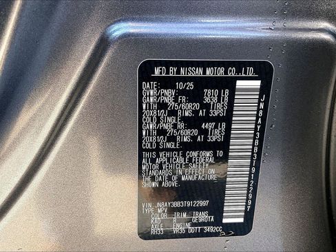 New 2026 Nissan Armada SL w/ Captain's Chari Seat Package AWD/4WD image 13