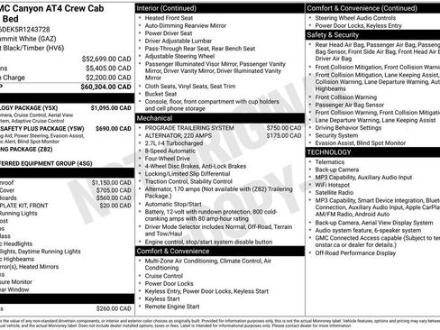 Used 2024 GMC Canyon AT4 w/ Technology Package AWD/4WD image 5