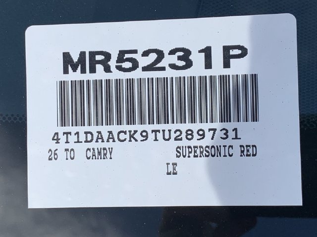 Used 2026 Toyota Camry LE w/ Convenience Package FWD image 47