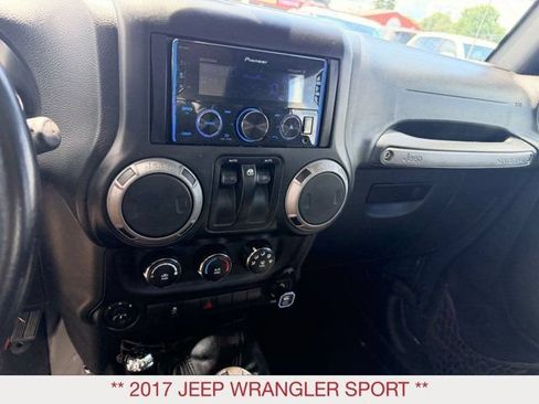 Certified 2017 Jeep Wrangler Sport w/ Quick Order Package 23S AWD/4WD image 16