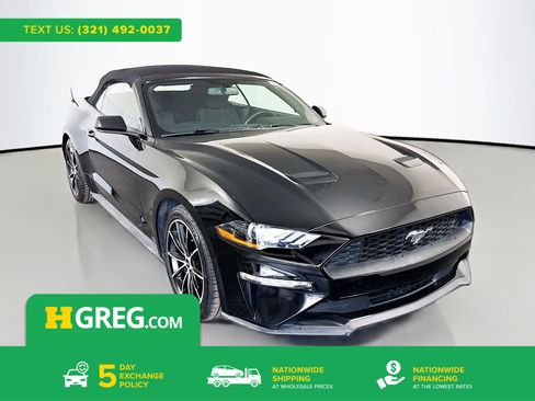Used 2020 Ford Mustang Convertible w/ Wheel & Stripe Package RWD image 1