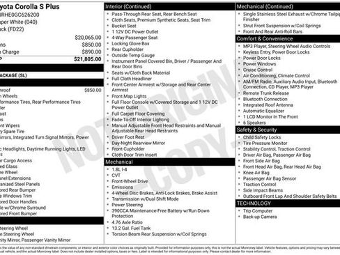 Used 2016 Toyota Corolla S image 13