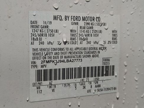 Used 2020 Ford Edge SEL w/ Convenience Package FWD image 17