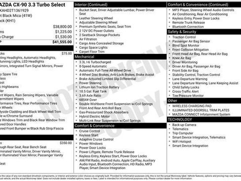 New 2026 MAZDA CX-90 3.3 Turbo w/ Select Package image 26