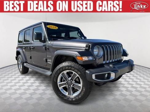 Used 2018 Jeep Wrangler Unlimited Sahara AWD/4WD image 1
