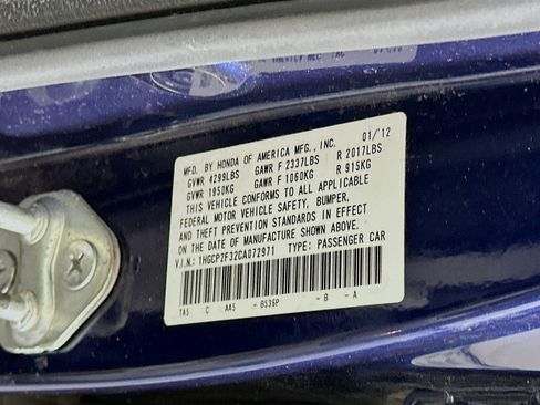 Used 2012 Honda Accord LX image 12