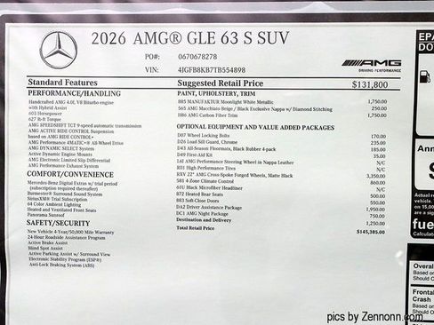 New 2026 Mercedes-Benz GLE 63 AMG S image 30