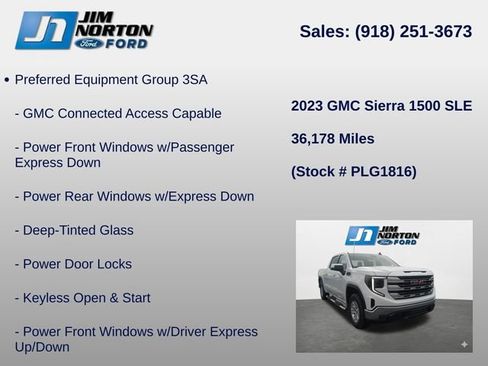 Used 2023 GMC Sierra 1500 SLE AWD/4WD image 8