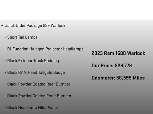 Used 2023 RAM 1500 Warlock AWD/4WD image 6