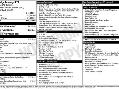 Used 2019 Dodge Durango R/T w/ Trailer Tow Group IV AWD/4WD image 30