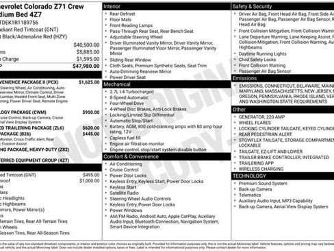 Certified 2024 Chevrolet Colorado Z71 w/ Z71 Convenience Package 2 image 38