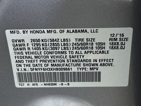 Used 2017 Honda Pilot EX image 12