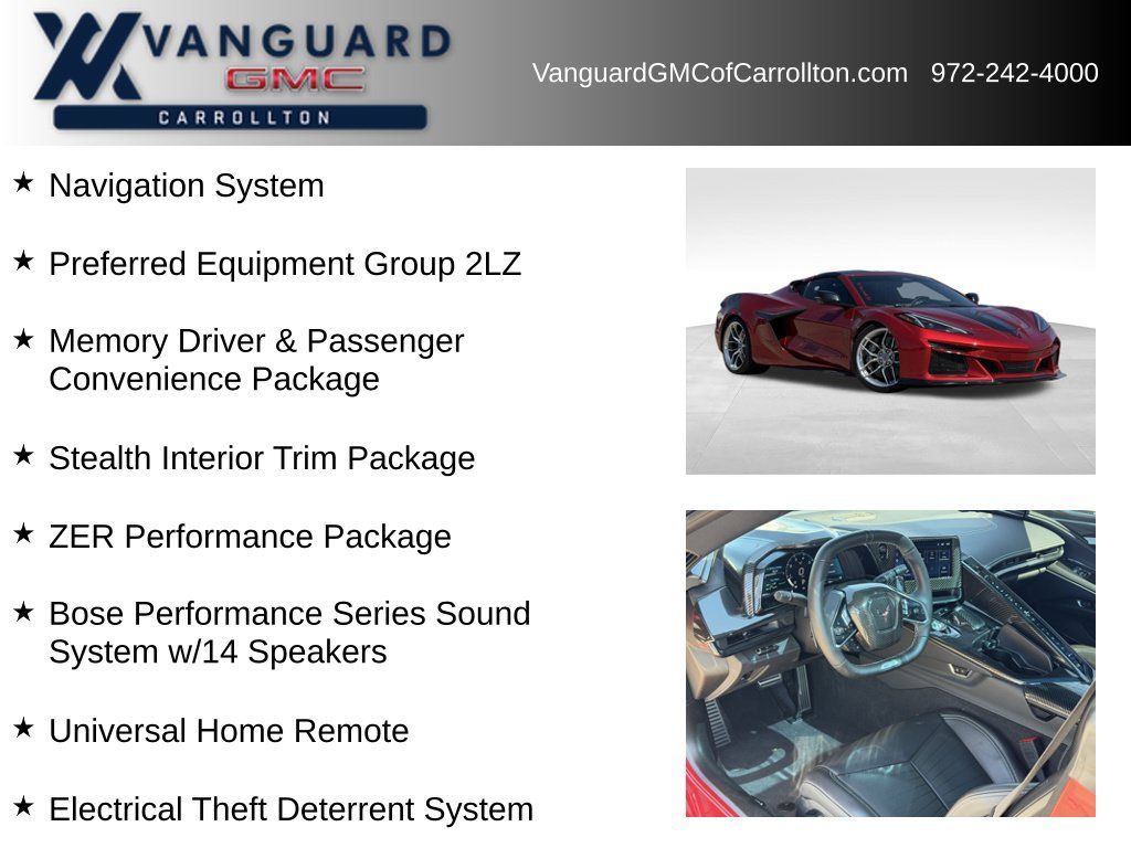 Used 2025 Chevrolet Corvette E-Ray w/ Stealth Interior Trim Package AWD/4WD image 6