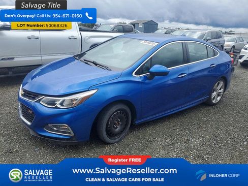 Used 2018 Chevrolet Cruze Premier FWD image 1