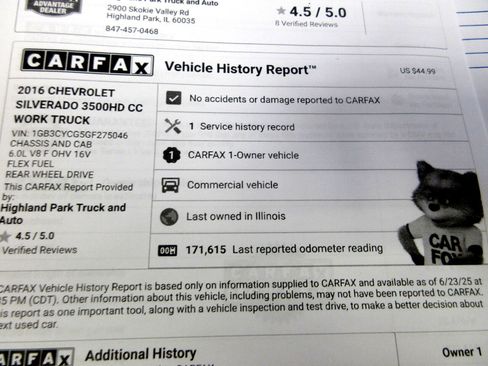 Used 2016 Chevrolet Silverado 3500 W/T image 38