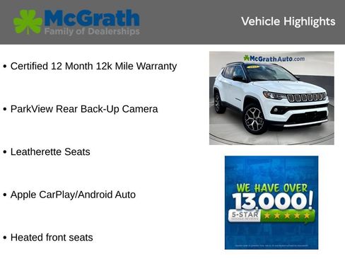 Used 2025 Jeep Compass Limited AWD/4WD image 6