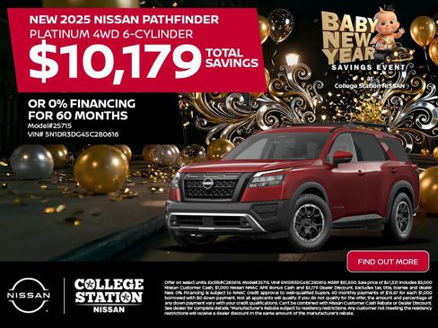 New 2025 Nissan Pathfinder Platinum w/ Cargo Package image 4
