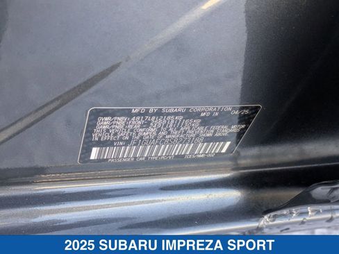 Certified 2025 Subaru Impreza 2.0i Sport image 37
