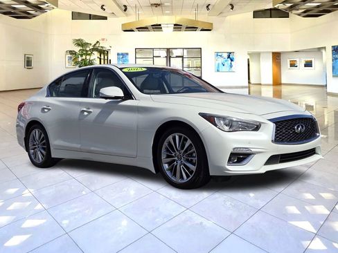Used 2023 INFINITI Q50 Luxe w/ Cargo Package RWD image 3