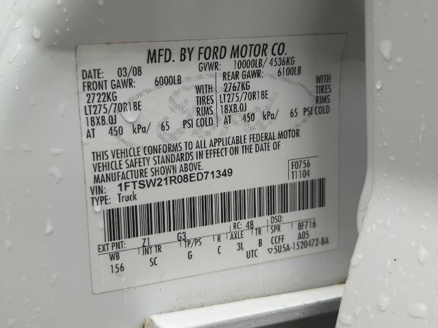 Used 2008 Ford F250 Lariat AWD/4WD image 32
