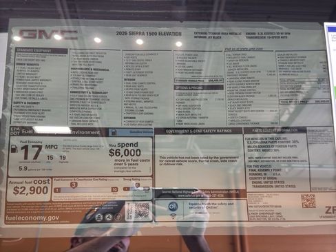 New 2026 GMC Sierra 1500 Elevation image 43