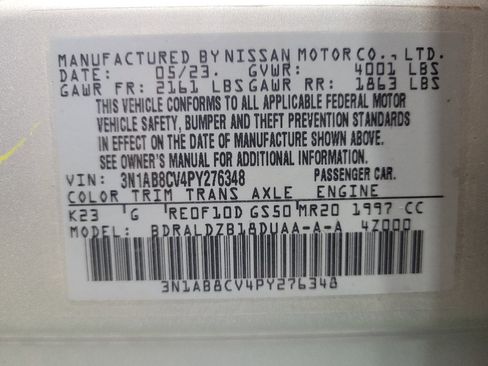 Used 2023 Nissan Sentra SV w/ All-Weather Package FWD image 33
