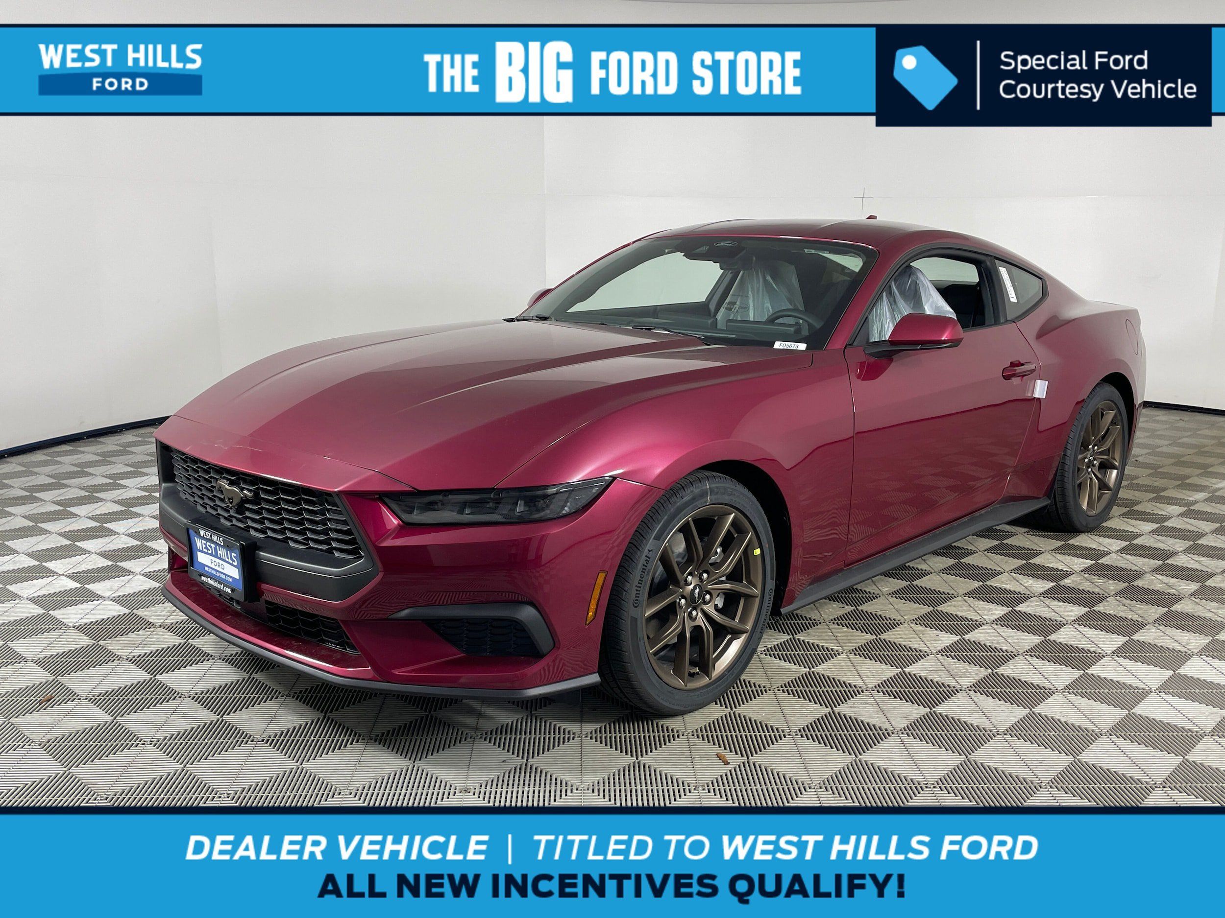 New 2026 Ford Mustang Coupe w/ Bronze Appearance Package RWD image 1