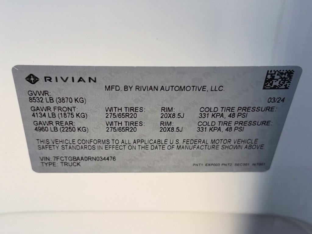 Used 2024 Rivian R1T Adventure Dual AWD/4WD image 30