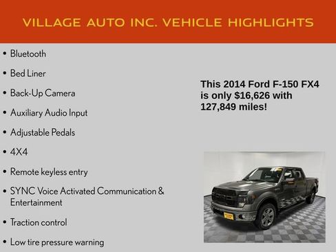 Used 2014 Ford F150 FX4 w/ Equipment Group 402A Luxury image 21
