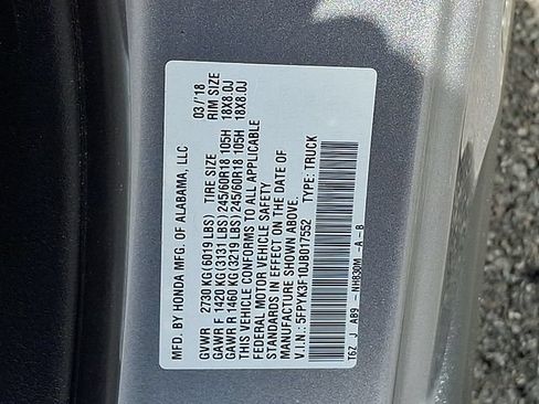 Used 2018 Honda Ridgeline Sport image 27
