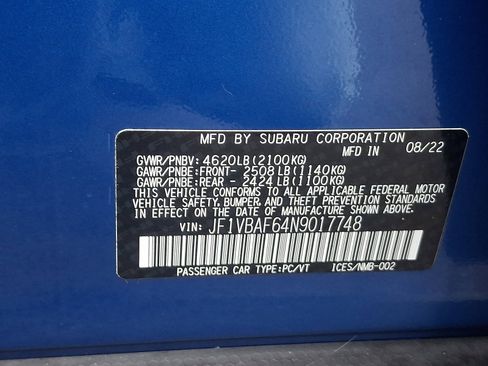 Used 2022 Subaru WRX Premium image 27