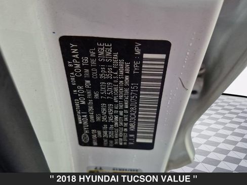 Used 2018 Hyundai Tucson Value AWD/4WD image 36