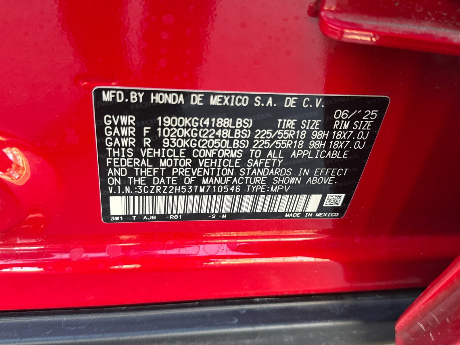 Used 2026 Honda HR-V Sport image 27