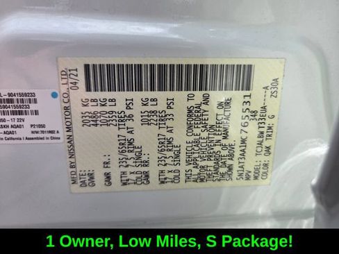 Used 2021 Nissan Rogue S FWD image 18