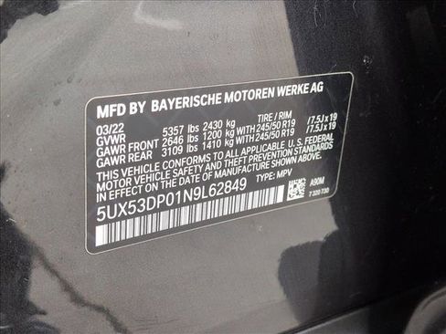 Used 2022 BMW X3 xDrive30i w/ Convenience Package image 27