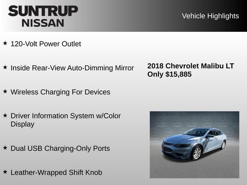 Used 2018 Chevrolet Malibu LT FWD image 16