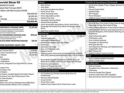 New 2026 Chevrolet Blazer RS w/ Driver Confidence II Package image 26