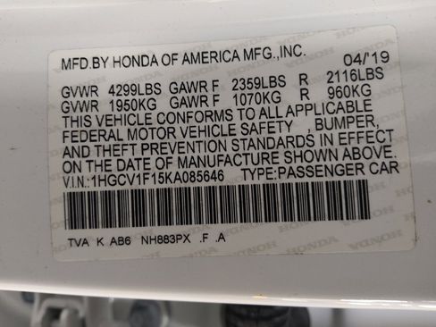 Used 2019 Honda Accord LX image 33