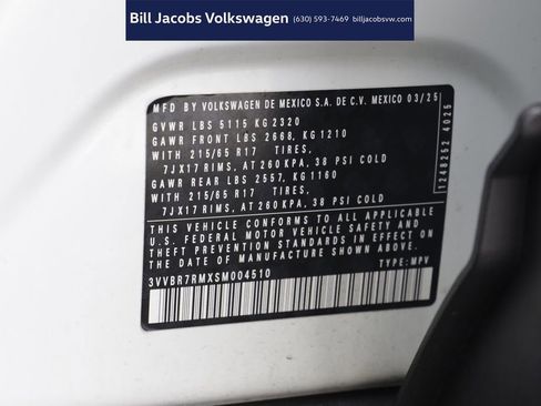 Used 2025 Volkswagen Tiguan S AWD/4WD image 24