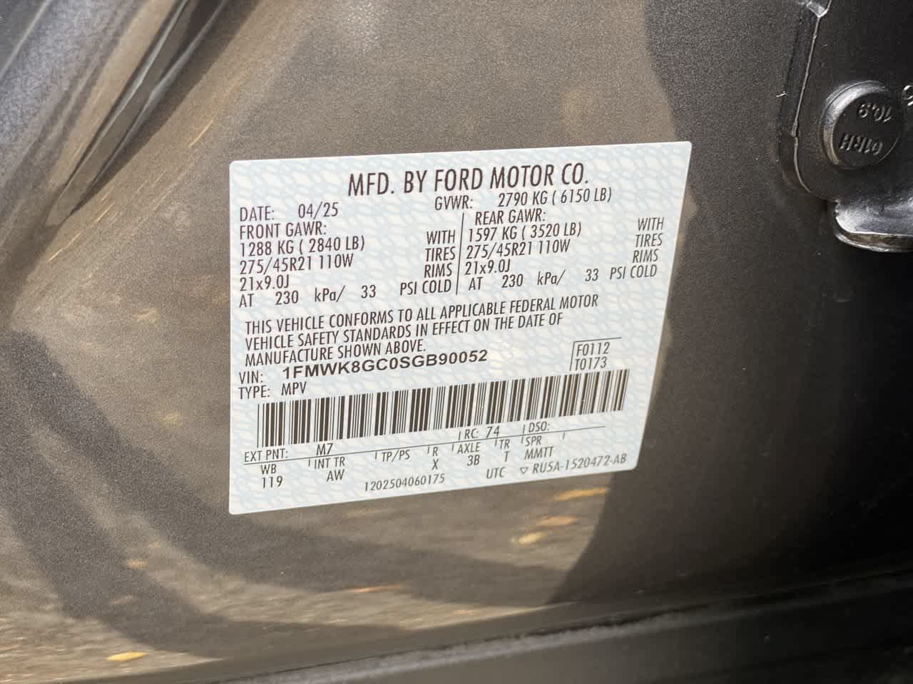 Used 2025 Ford Explorer ST w/ Sun And Sound Package AWD/4WD image 31