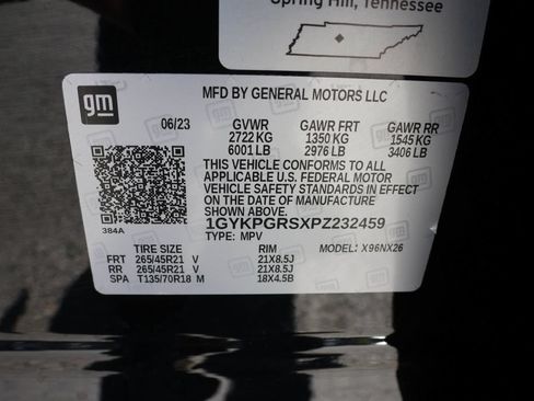 Used 2023 Cadillac XT6 Sport w/ Technology Package AWD/4WD image 46