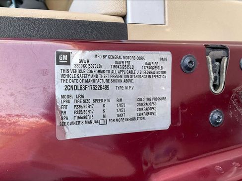 Used 2007 Chevrolet Equinox LT w/ LT Preferred Equipment Group FWD image 30