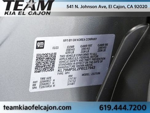 Used 2023 Chevrolet TrailBlazer LT w/ Convenience Package FWD image 34