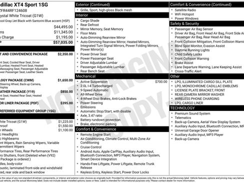Certified 2024 Cadillac XT4 Sport image 3