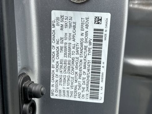 Used 2020 Honda CR-V Touring image 13