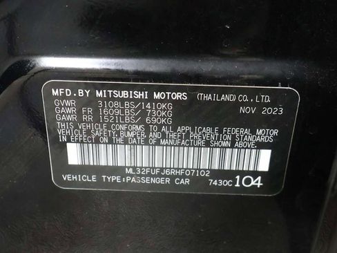 Used 2024 Mitsubishi Mirage G4 ES image 41