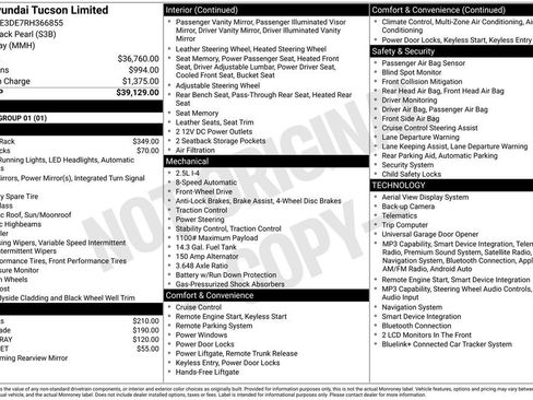 Used 2024 Hyundai Tucson Limited FWD image 12