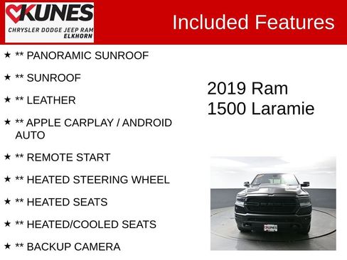 Used 2019 RAM 1500 Laramie image 3