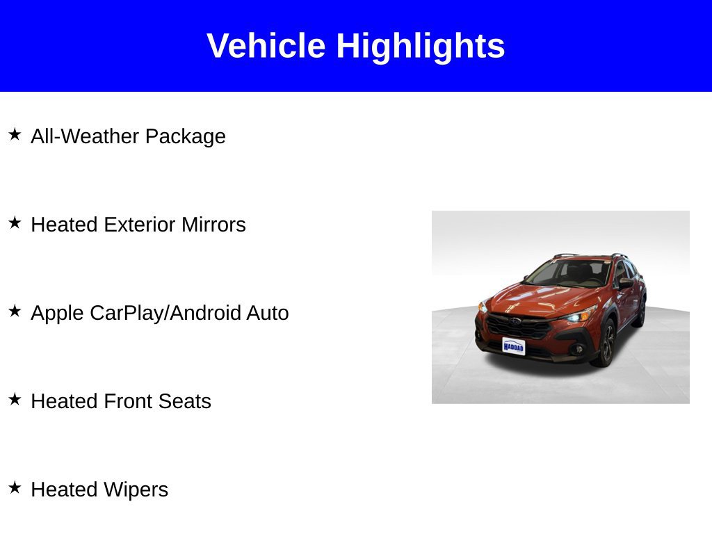 Used 2024 Subaru Crosstrek 2.0i Premium AWD/4WD image 2